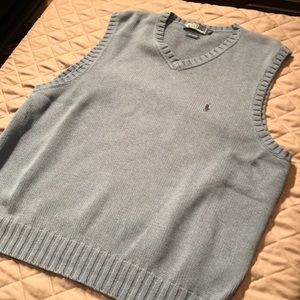 Blue Polo by Ralph Lauren sleeveless sweater Sz XL